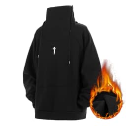 11 BYBB'S DARK 2023 Winter Fleece Turtleneck Sweatshirts Techwear Men Women Harajuku Tactical Functional Hoodie Hip Hop Pullover