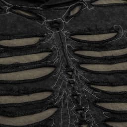 Punk Skeleton Ripped Hoodie for Men Washed Vintage Oversized Pullover Hoodies Hip Hop Streetwear Harajuku Y2K Hooded Sweatshirt
