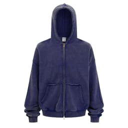 ZODF Vintage Man's Batik Washed Fleece Zipper Hoodie Unisex Winter Warm Distressed Hooded Coat Pullovers Brand Clothing HY1146