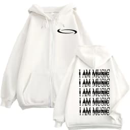 Rapper Playboi Carti I AM MUSIC Zipper Hoodie Men's Women Clothing Fashion Hip Hop Zip Up Sweatshirts Oversized Fleece Pullovers