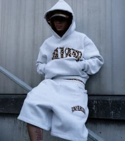 Leopard Print Letter Embroidery American Hip-hop Men Hoodie Retro Harajuku Street Sports Suit Fashionable Casual Sweatshirts ﻿