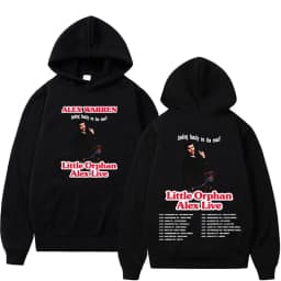 Alex Warren Album Song Titles Music Merch Hoodies Men Women Fashion Retro Long Sleeve Pullovers Winter Casual Fleece Sweatshirts