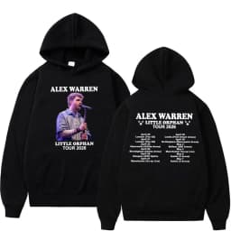 Alex Warren Album Song Titles Music Merch Hoodies Men Women Fashion Retro Long Sleeve Pullovers Winter Casual Fleece Sweatshirts