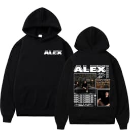 Alex Warren Album Song Titles Music Merch Hoodies Men Women Fashion Retro Long Sleeve Pullovers Winter Casual Fleece Sweatshirts