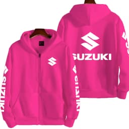 Suzuki Logo Motorcycle Racing Team Men Zipper Hoodie 2026 New Fashion Women Sweatshirt Spring Autumn Sports Couple Jackets Coat