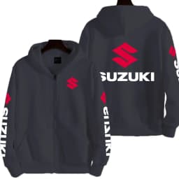 Suzuki Logo Motorcycle Racing Team Men Zipper Hoodie 2026 New Fashion Women Sweatshirt Spring Autumn Sports Couple Jackets Coat