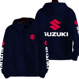 Suzuki Logo Motorcycle Racing Team Men Zipper Hoodie 2026 New Fashion Women Sweatshirt Spring Autumn Sports Couple Jackets Coat