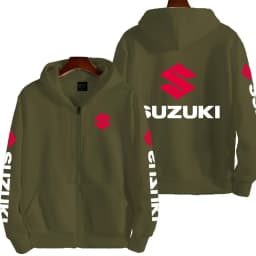 Suzuki Logo Motorcycle Racing Team Men Zipper Hoodie 2026 New Fashion Women Sweatshirt Spring Autumn Sports Couple Jackets Coat