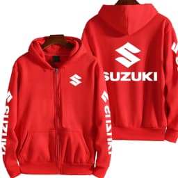 Suzuki Logo Motorcycle Racing Team Men Zipper Hoodie 2026 New Fashion Women Sweatshirt Spring Autumn Sports Couple Jackets Coat