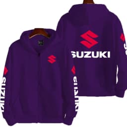 Suzuki Logo Motorcycle Racing Team Men Zipper Hoodie 2026 New Fashion Women Sweatshirt Spring Autumn Sports Couple Jackets Coat