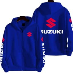 Suzuki Logo Motorcycle Racing Team Men Zipper Hoodie 2026 New Fashion Women Sweatshirt Spring Autumn Sports Couple Jackets Coat