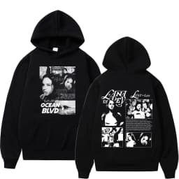 Singer Lana Del Rey Hoodies Ultraviolence Music Album Hoodie Men Women's Aesthetic Fashion Oversized Sweatshirt Men's Streetwear
