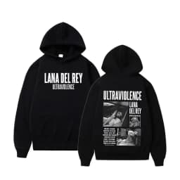 Singer Lana Del Rey Hoodies Ultraviolence Music Album Hoodie Men Women's Aesthetic Fashion Oversized Sweatshirt Men's Streetwear