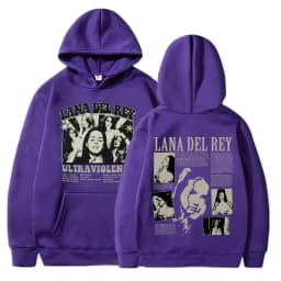 Singer Lana Del Rey Hoodies Ultraviolence Music Album Hoodie Men Women's Aesthetic Fashion Oversized Sweatshirt Men's Streetwear