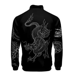 Coats Anime Dragon Cosplay Costume Hoodies 3D Printed Stand Collar Zipper Jacket Sportswear Sweatshirt