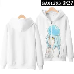 Anime Rimuru Tempest Hooded Hoodies Men Women Long Sleeve Sweatshirt Streetwear Clothes Cosplay Costume