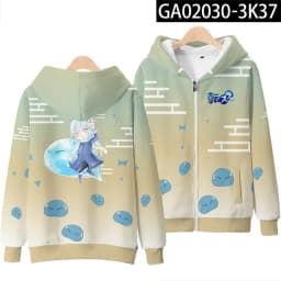 Anime Rimuru Tempest Hooded Hoodies Men Women Long Sleeve Sweatshirt Streetwear Clothes Cosplay Costume