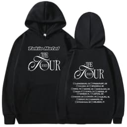 German Rock Band Tokio Hotel The Tour 2025 Hoodies Men Women Fashion Hip Hop Sweatshirts Casual Oversized Long Sleeve Pullovers