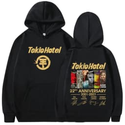 German Rock Band Tokio Hotel The Tour 2025 Hoodies Men Women Fashion Hip Hop Sweatshirts Casual Oversized Long Sleeve Pullovers