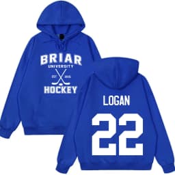 Logan 22 Off Campus TV Series Hoodie Briar University Hockey Tops Men Women Loose Pullover Long Sleeves Gothic Punk Sweatshirt