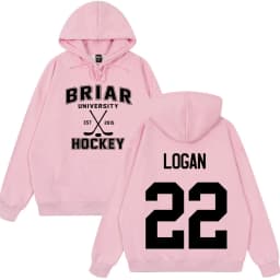 Logan 22 Off Campus TV Series Hoodie Briar University Hockey Tops Men Women Loose Pullover Long Sleeves Gothic Punk Sweatshirt