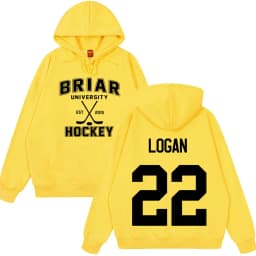 Logan 22 Off Campus TV Series Hoodie Briar University Hockey Tops Men Women Loose Pullover Long Sleeves Gothic Punk Sweatshirt