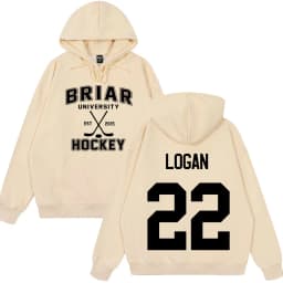 Logan 22 Off Campus TV Series Hoodie Briar University Hockey Tops Men Women Loose Pullover Long Sleeves Gothic Punk Sweatshirt