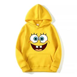 SpongeBob Cartoon Anime Women Hoodie 2024 New Fashion Pink Men Pullover Tops Spring Autumn Oversized Couple Sweatshirt Clothing