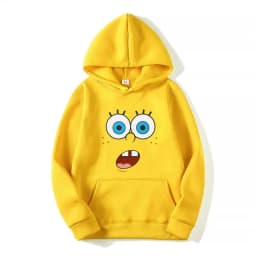 SpongeBob Cartoon Anime Women Hoodie 2024 New Fashion Pink Men Pullover Tops Spring Autumn Oversized Couple Sweatshirt Clothing