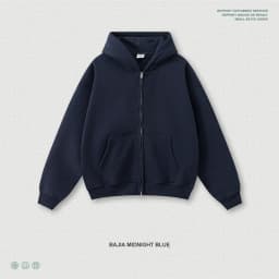 ZODF Fashion Winter 345gsm Boxy Fleece Zipper Hoodie For Men Unisex Cusual Loose Fit Warm Hooded Coat Outwears HY1178