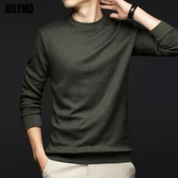 Top Grade Wool+Mulberry Silk New Brand Casual Fashion Street Crewneck Pullover Velvet Hoodies Sweatshirts Men's Clothing