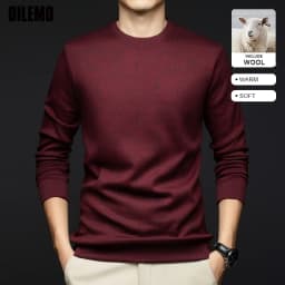 Top Grade Wool+Mulberry Silk New Brand Casual Fashion Street Crewneck Pullover Velvet Hoodies Sweatshirts Men's Clothing