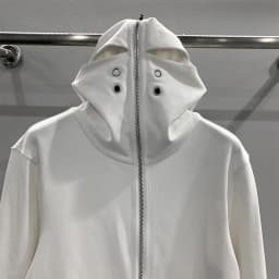 PFNW High Quality Darkwear White Masked Sweatshirt Cardigan Unisex Loose Casual Wizard Hat Cardigan Zipper Hoodies Tops 28W5556