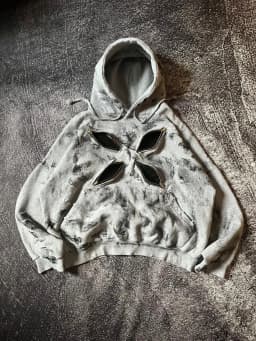 Gothic Heavy Industries Zipper Hoodie Loose Printed Personalized Street Retro Men's and Women's Hoodies Make Old