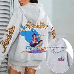 Aladdin Women Hoodie Cartoon Anime Spring Autumn Men Oversized Sweatshirt 2026 New Fashion Korean Style Couple Pullover Tops