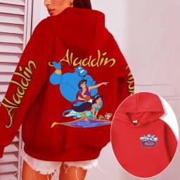 Aladdin Women Hoodie Cartoon Anime Spring Autumn Men Oversized Sweatshirt 2026 New Fashion Korean Style Couple Pullover Tops