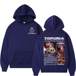Ilia Topuria Lo Sone El Matador Graphic Hoodies Men's Fashion Vintage Oversized Hoodie Unisex Casual Fleece Sweatshirt Pullovers
