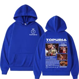 Ilia Topuria Lo Sone El Matador Graphic Hoodies Men's Fashion Vintage Oversized Hoodie Unisex Casual Fleece Sweatshirt Pullovers