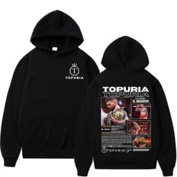 Ilia Topuria Lo Sone El Matador Graphic Hoodies Men's Fashion Vintage Oversized Hoodie Unisex Casual Fleece Sweatshirt Pullovers