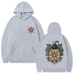 Game Dark Souls Church of The Sun Graphic Hoodie Men Women Fashion Gothic Rock Streetwear Men's Casual Vintage Oversized Hoodies