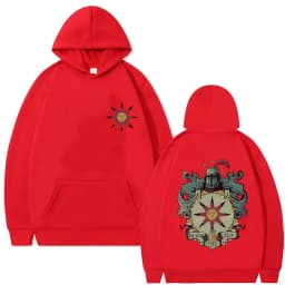 Game Dark Souls Church of The Sun Graphic Hoodie Men Women Fashion Gothic Rock Streetwear Men's Casual Vintage Oversized Hoodies