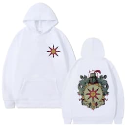 Game Dark Souls Church of The Sun Graphic Hoodie Men Women Fashion Gothic Rock Streetwear Men's Casual Vintage Oversized Hoodies