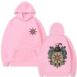 Game Dark Souls Church of The Sun Graphic Hoodie Men Women Fashion Gothic Rock Streetwear Men's Casual Vintage Oversized Hoodies