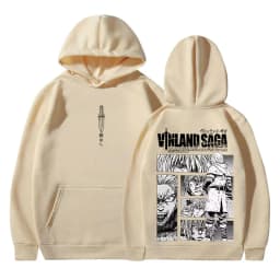 Anime Vinland Saga Hoodies Manga Thorfinn Karlsefni Graphic Men's Women Clothing Hooded Sweatshirts Harajuku Oversized Pullovers