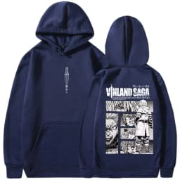 Anime Vinland Saga Hoodies Manga Thorfinn Karlsefni Graphic Men's Women Clothing Hooded Sweatshirts Harajuku Oversized Pullovers
