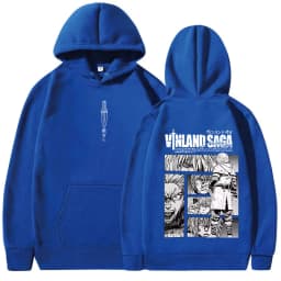 Anime Vinland Saga Hoodies Manga Thorfinn Karlsefni Graphic Men's Women Clothing Hooded Sweatshirts Harajuku Oversized Pullovers