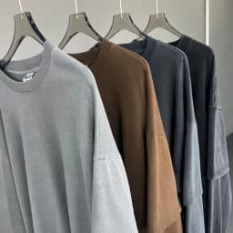 Spring Autumn New Fashion Men's American High Street Trendy Solid O-neck Hoodies Vintage Long Sleeved Fake 2 Sets of Clothing