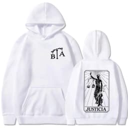 Justicia 2026 Brothers in Arms Double Sided Print Hoodies Men Women Clothing Fashion Sweatshirt Oversized Long Sleeve Pullovers