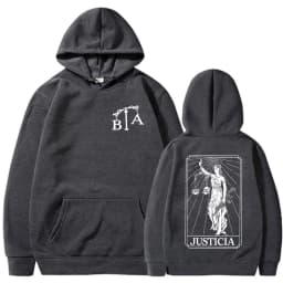 Justicia 2026 Brothers in Arms Double Sided Print Hoodies Men Women Clothing Fashion Sweatshirt Oversized Long Sleeve Pullovers