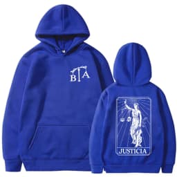 Justicia 2026 Brothers in Arms Double Sided Print Hoodies Men Women Clothing Fashion Sweatshirt Oversized Long Sleeve Pullovers